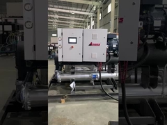 シェルとチューブコンデンサーと蒸発器用水冷却スクリューチラー PLC制御