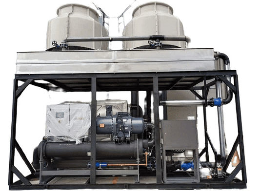 購入 100hp 水冷蔵螺旋型低温冷却機 インジェクション鋳造機のためのダブルハンベル圧縮機 online manufacture