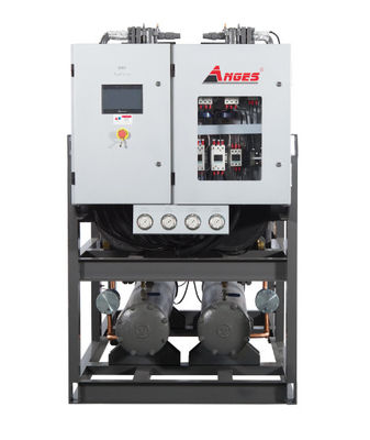 購入 60HP水冷蔵スクリューチラー 工業プロセス 印刷用水冷却機とBOPPフィルムラミネーションライン online manufacture