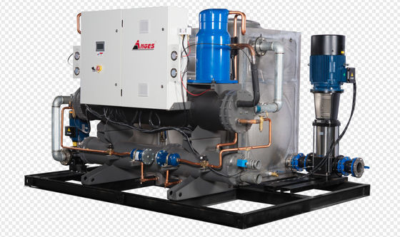 購入 100HP水冷蔵スクリューチラー 工業プロセス 印刷用水冷却機とBOPPフィルムラミネーションライン online manufacture