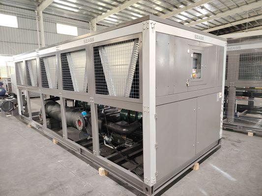 購入 240hp 半密閉式スクリュー型チラー プラスチック材料の生産 online manufacture
