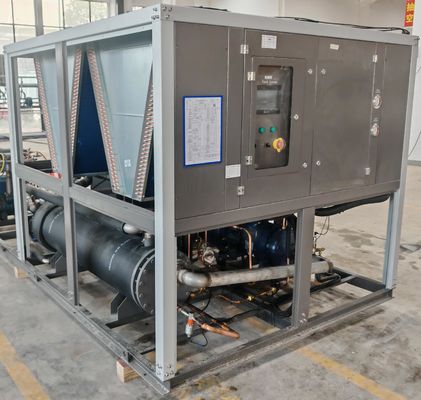購入 化学産業とリチウム電池生産のための廃棄物熱回収のための環境冷却剤のサポートを採用する エネルギー節約 R410A冷却剤付きの空気冷却フィニング銅管コンデンサ online manufacture
