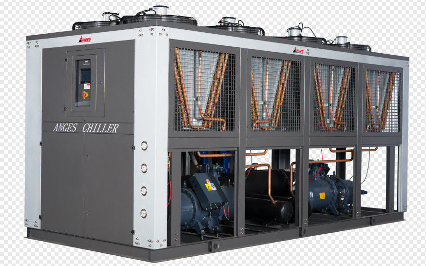 120HP 空気冷却スクリューコンプレッサー チラー 工業用化学チラー 120 トン PVC プラスチックパイプ