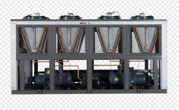 エマーソン電磁弁 75HP 印刷とBOPPフィルムラミネーションラインのための空気冷却スクリューチラー