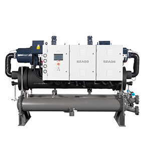 マイクロコンピューター制御 240HP 水冷スクリューチラー シェル＆チューブまたは S.S プレート式エバポレーター付き